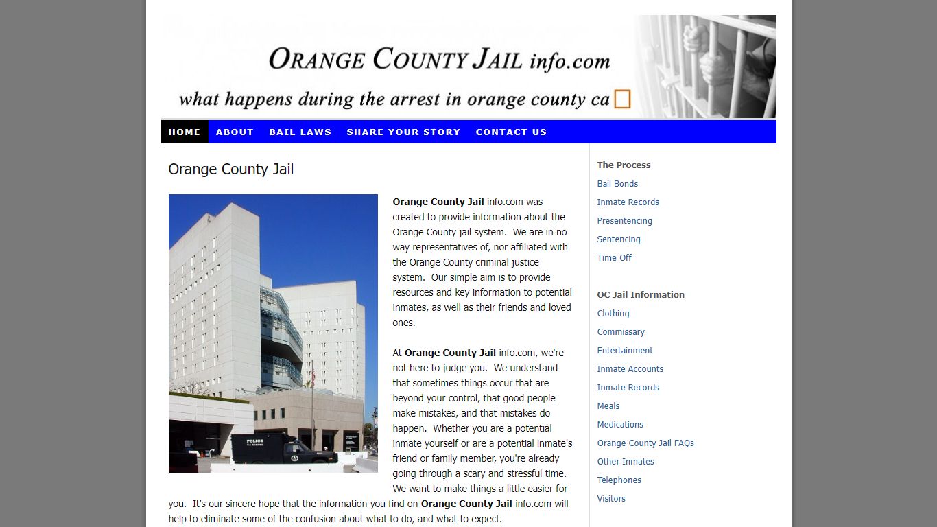 Orange County Jail – What happens during the arrest in OC